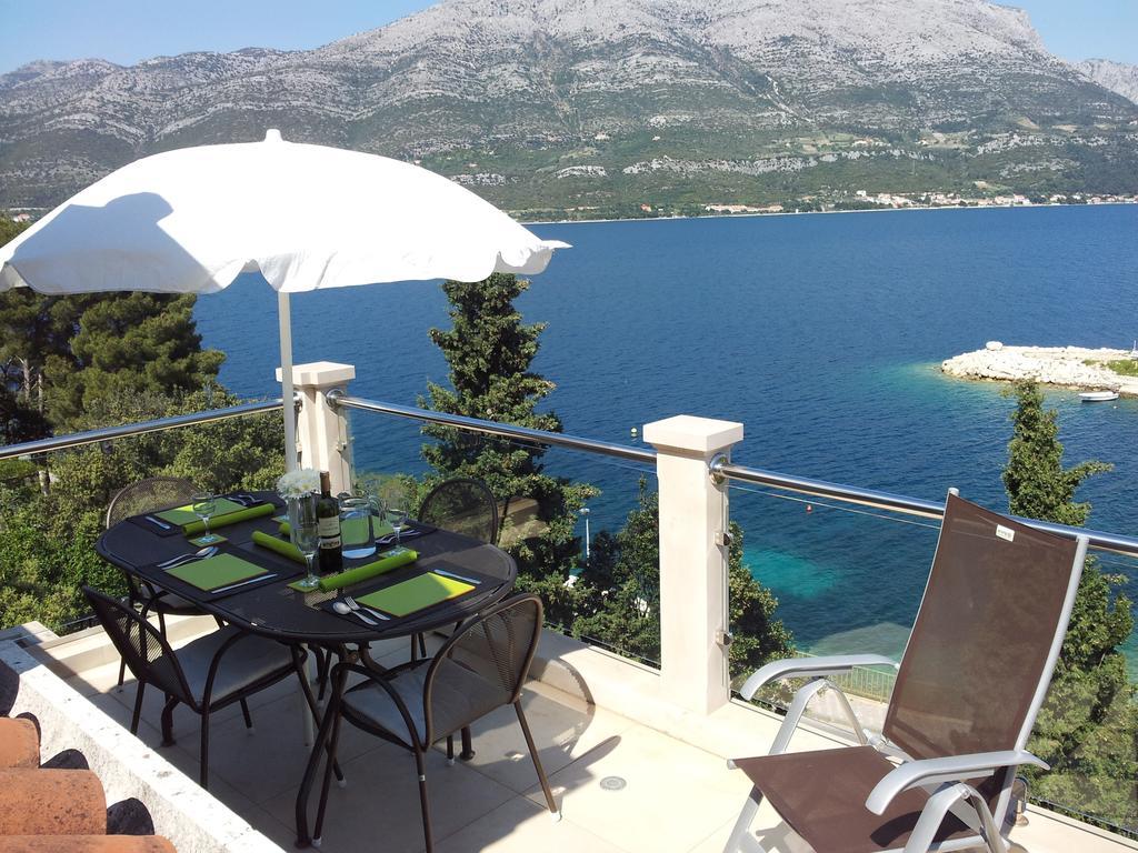 Villa Jade Apartments Front Row Sea View - Walk To Korcula Old Town Medvinjak Δωμάτιο φωτογραφία
